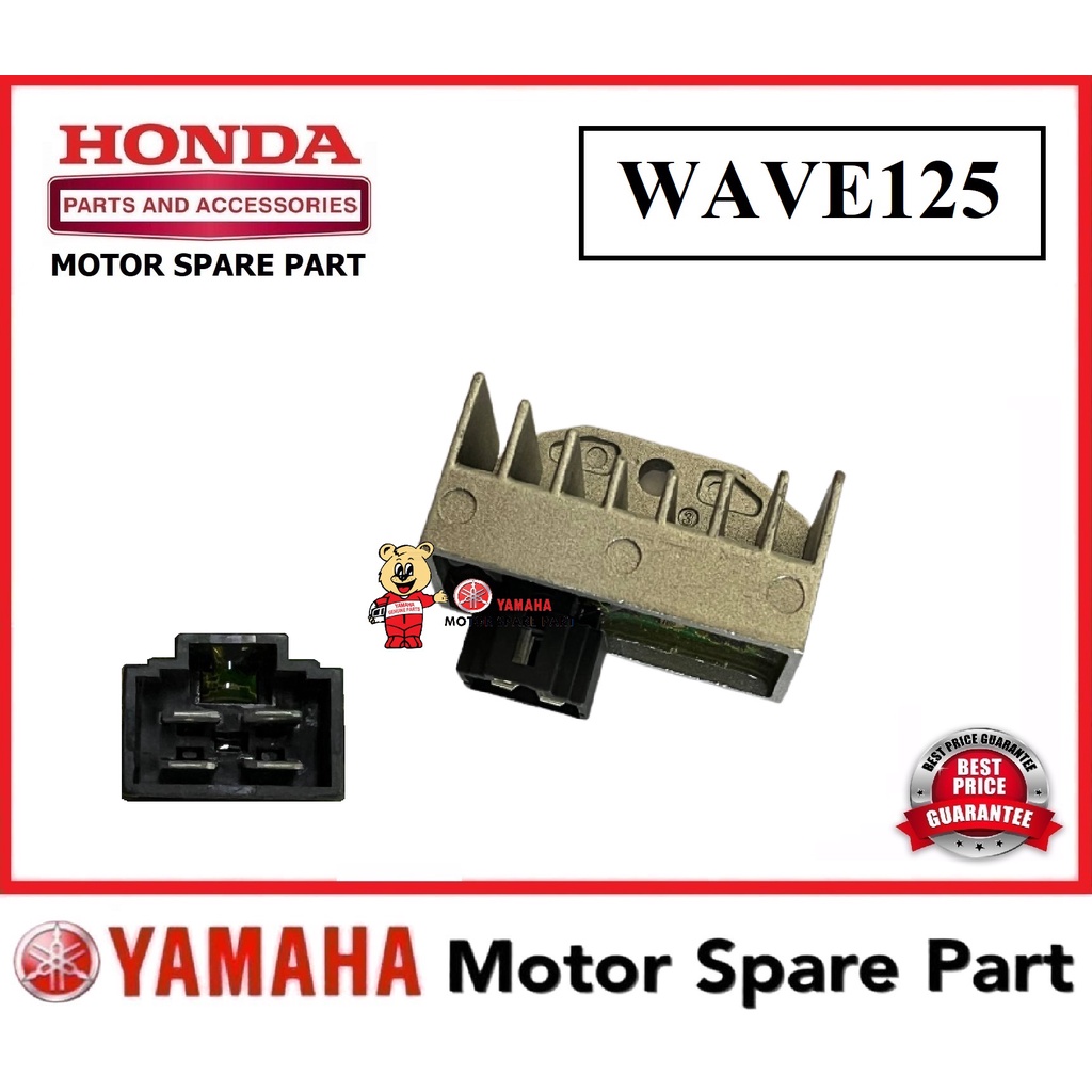 HONDA WAVE125 RECTIFIER REGULATOR ASSY 0 KATAU KATAO KATAB POTONG KARAN ...