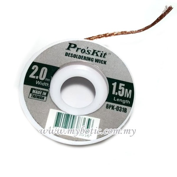 Pro'skit Proskit Solder Wick 8PK031B Soldering Wick Shopee Malaysia