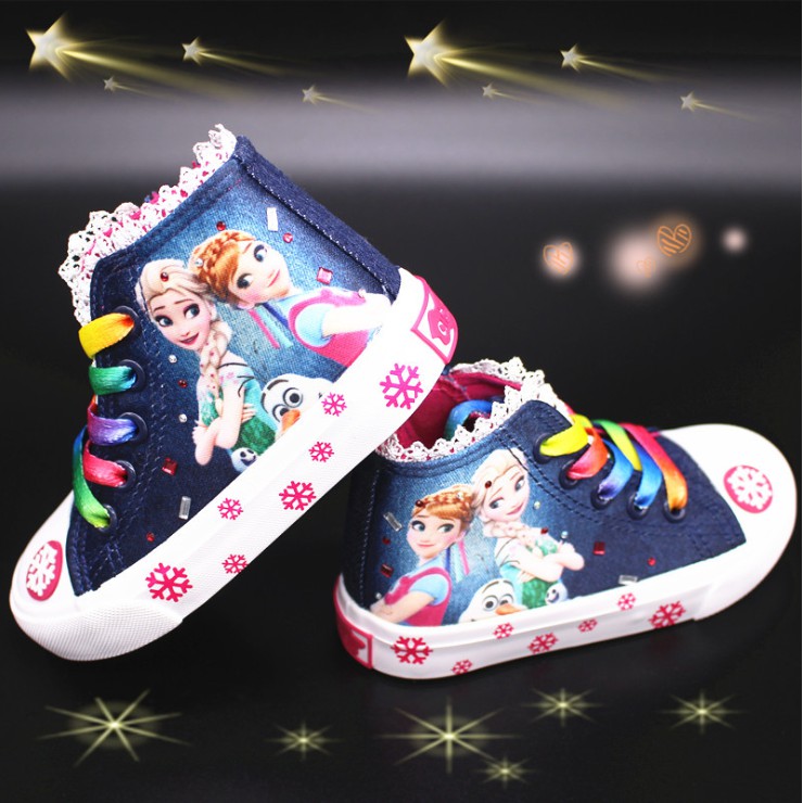 Frozen 2025 canvas shoes