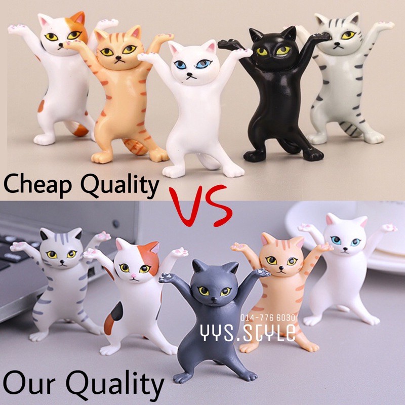 Japan Qualia Cute Doll Cat Pen Holder Put Anime Cartoon Desktop Ornaments  Toy Kucing Gift 妖娆沙雕猫举笔架公仔扭蛋可爱文具置物支架放骚猫桌面摆件礼物