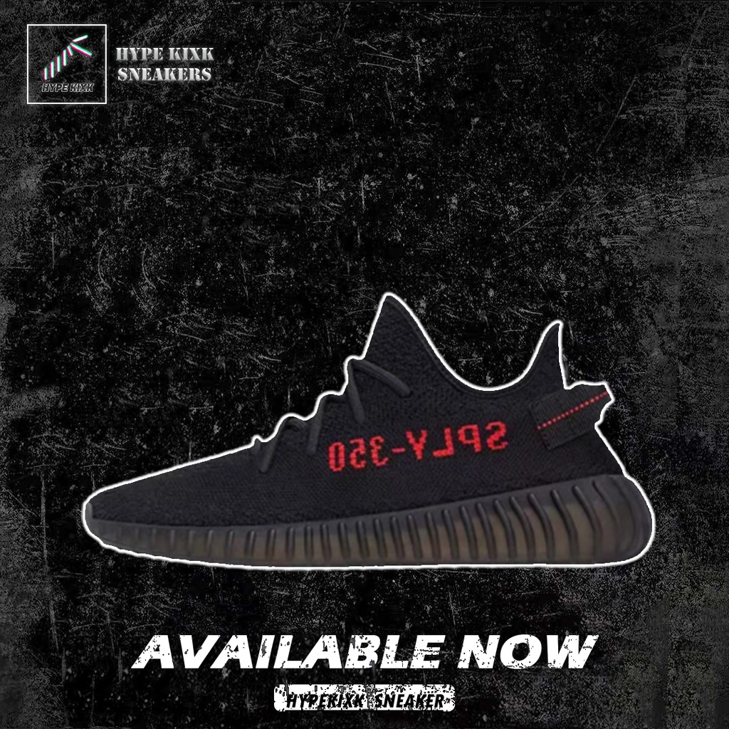 Adidas Originals Yeezy Boost 350 V2 '' Black Red Word '' CP9652 ...