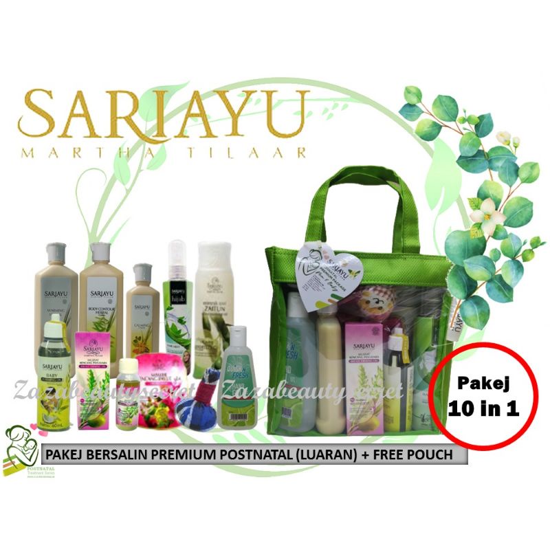 PROMOSI SARI AYU PAKEJ IN FULL SET BERSALIN PREMIUM BODY HAIR TREATMENT Shopee