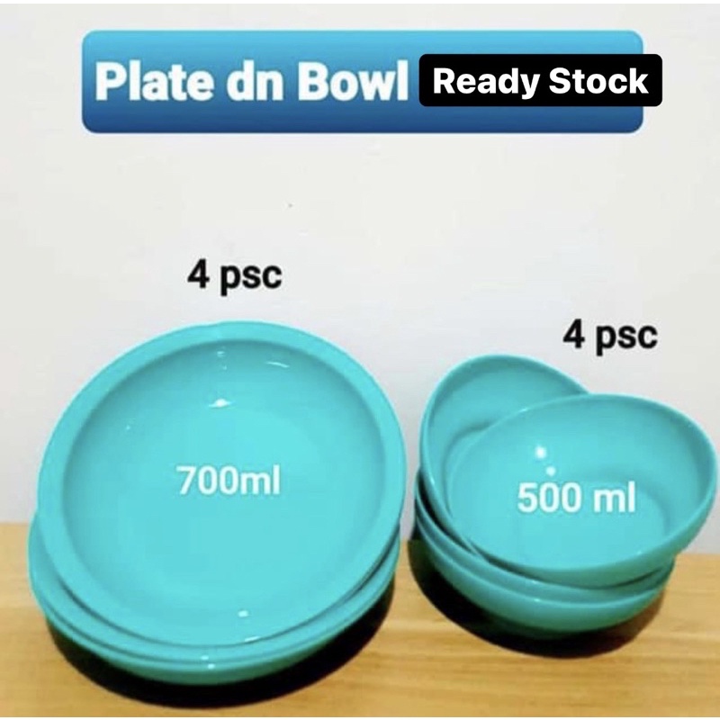 Tupperware -Plate o bowl (4pcs) | Shopee Malaysia