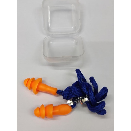 1 pair Ear Plugs Anti Noise Snore Reusable Hearing Protection Silicone