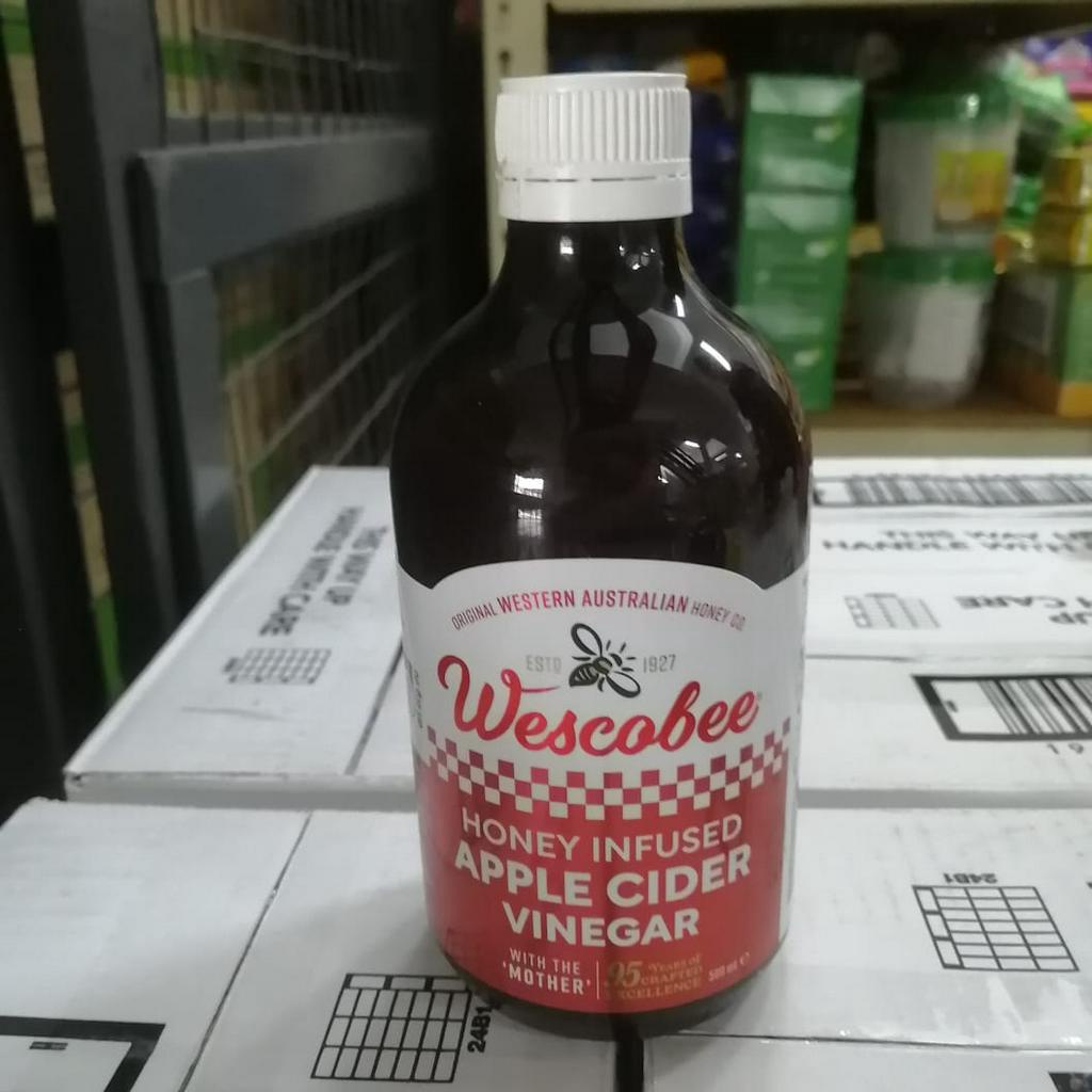 WESCOBEE Apple Cider Vinegar & Honey 500ml Shopee Malaysia