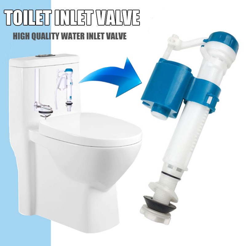 Toilet Water Inlet Valve Universal Bathroom Shank Water Tank Float Ball ...