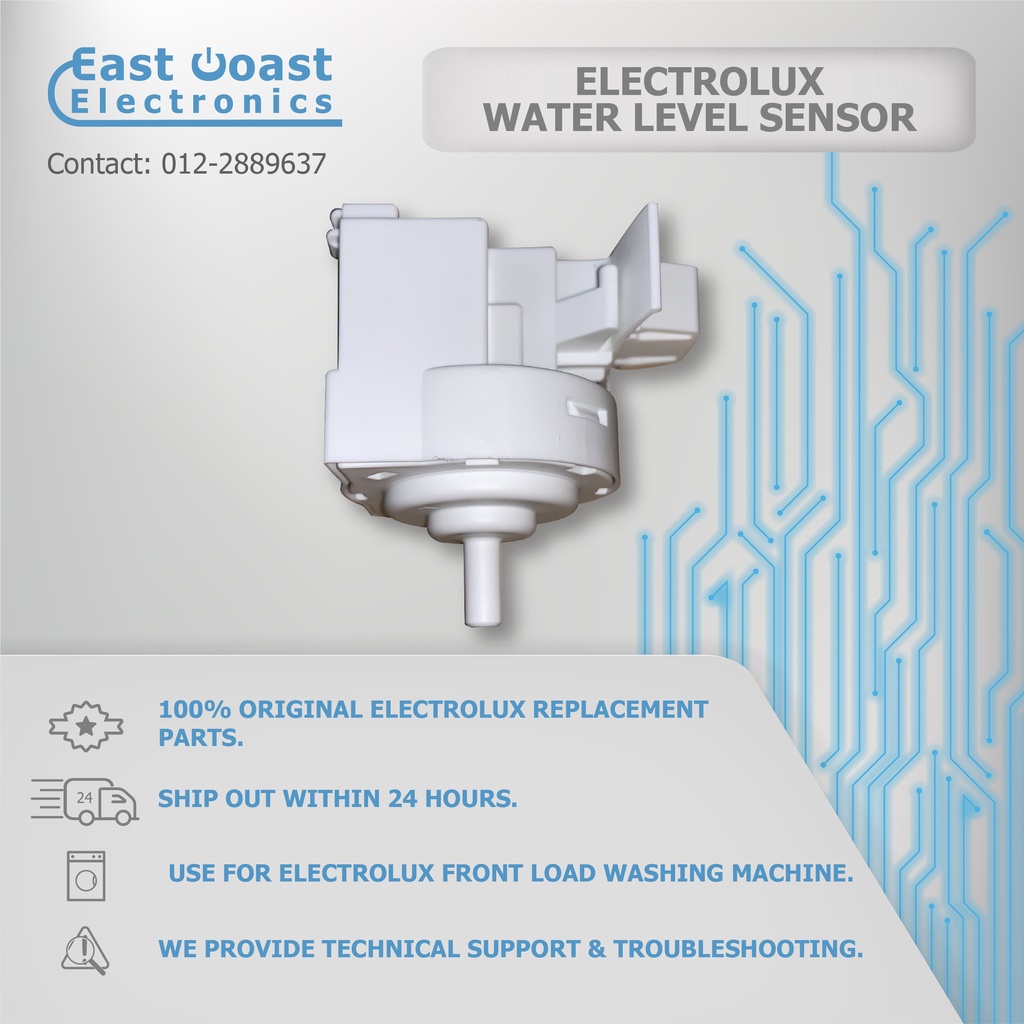 (ORIGINAL) Electrolux Front Load Washing Machine Water Level Sensor