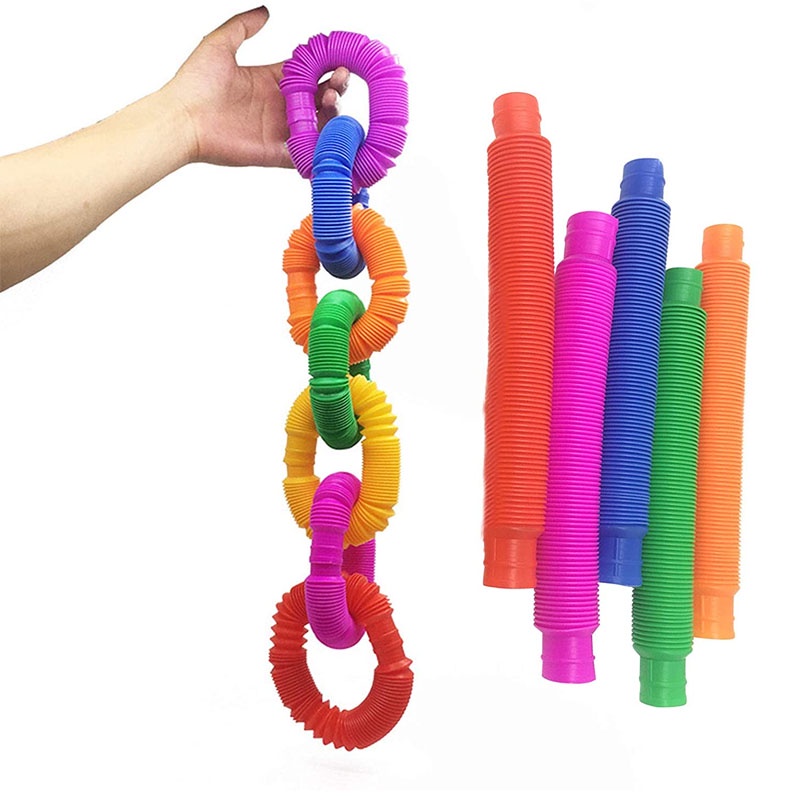 Children's Toys Sensory Decompression Soft Fingers / Sensory Tubes ...