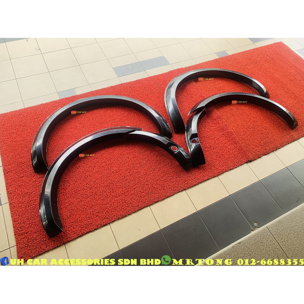Ford Ranger T8 Oem (For Sensor) Small Fender Arch Flares Flare Matt ...