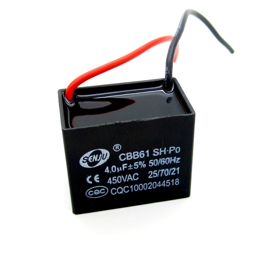 CBB61 450V Senju 2.5, 2.0uf for Panasonic KDK Deka Alpha Fan Capacitor