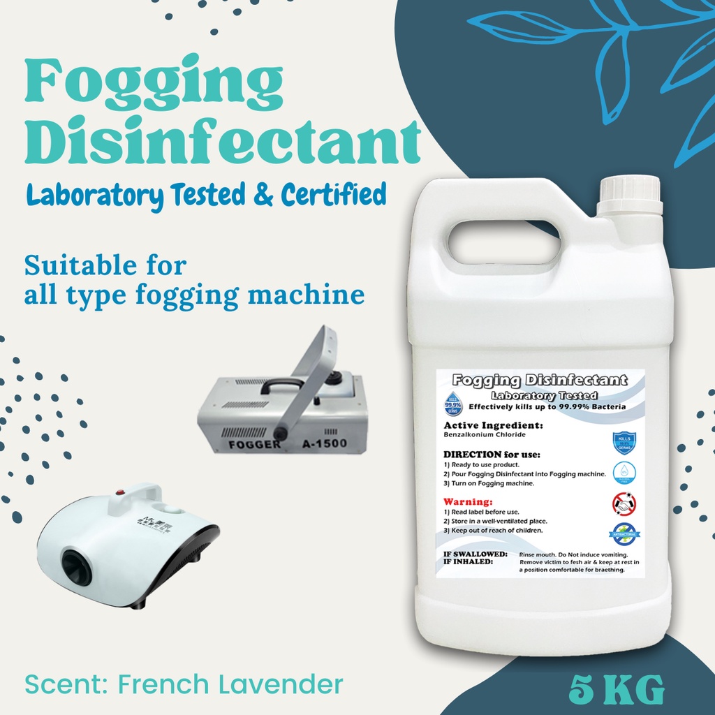 Fogging Disinfectant 5KG (Laboratory Certified) | Shopee Malaysia
