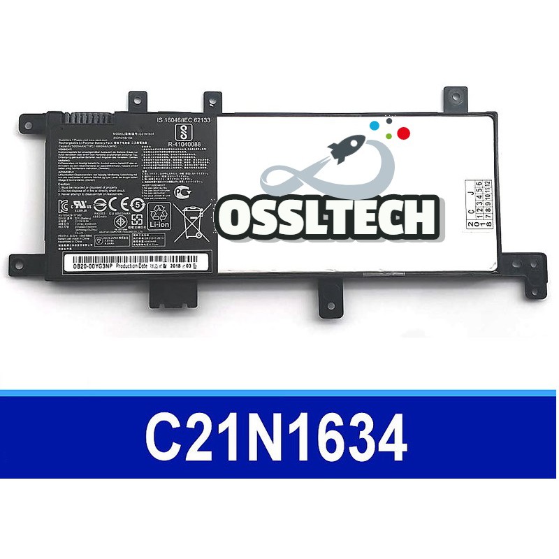 38wh ASUS F542U F542UA F542BP F542UN batterie de chargeur d'ordinateur