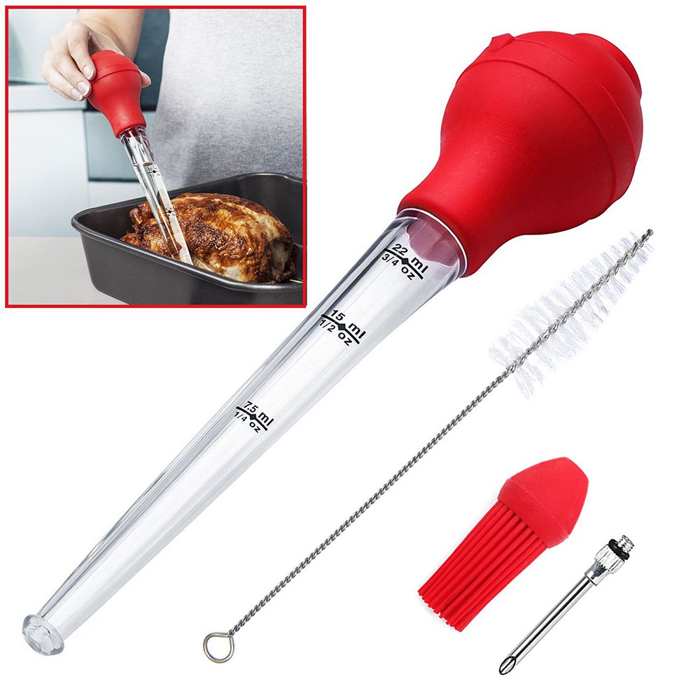 Turkey Oil Dropper Cooking Turkey Chicken Oil Dropper BBQ Food Flavour ...