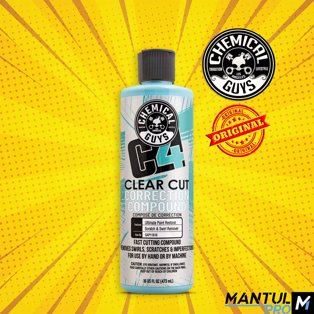 Comprar Chemical Guys C4 Clear Cut Correction Compound 473ml - Agente De Pulido? CROP Es El