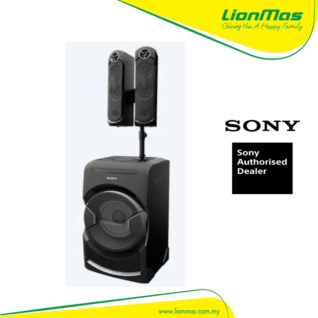 Sony High Power Home Audio System With Bluetooth Technology MHCGT4D Shopee Malaysia