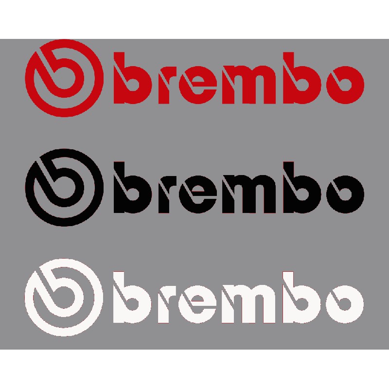 2 pcs Brembo Brake Car Stickers Decals Myvi Honda Toyota Lc135 Y15