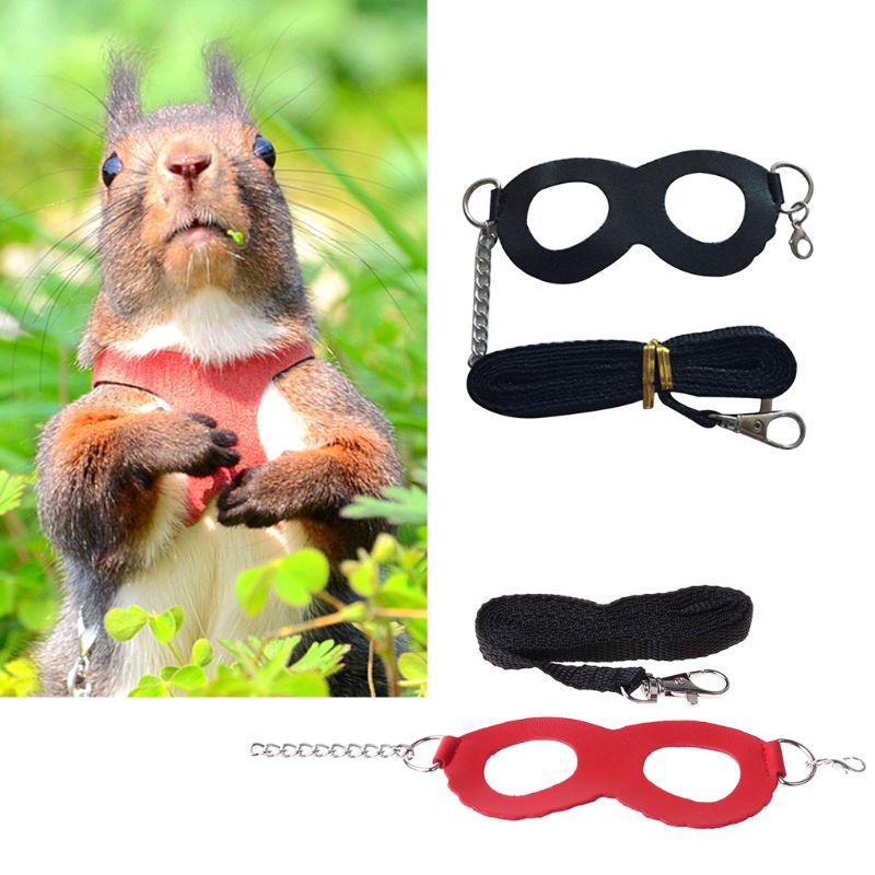Hamster Mouse Rat Squirrel Anti-knot Anti-biting Strap Split Traction ...