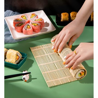 Bamboo Sushi Mat Rice Maki Roller Rolling Maker Tool Supply for Kitchen Home