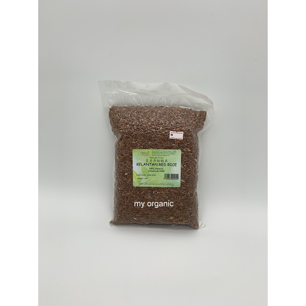 ORGANIC TREND NATURALLY GROWN KELANTAN RED RICE 1KG | Shopee Malaysia