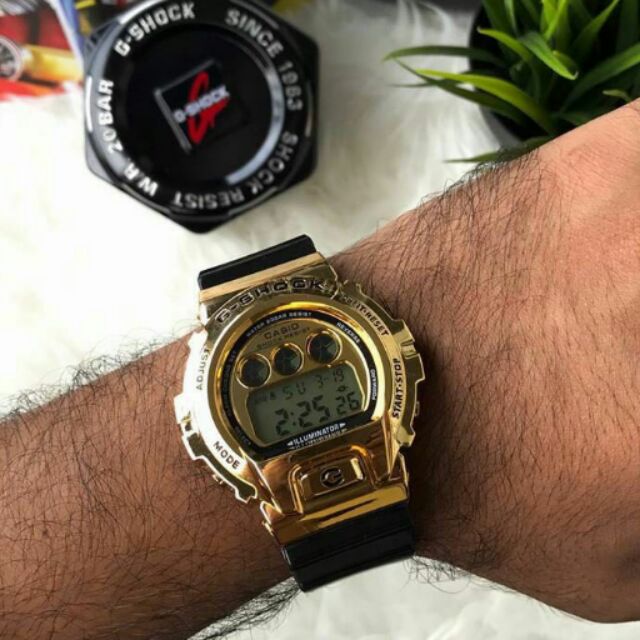 G shock outlet dw 6900 gold