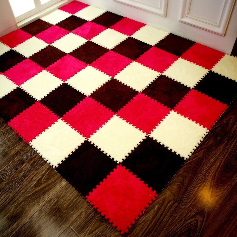 Stitching Carpet Floor Mats Door EVA Foam Bedroom Living Room Crawling ...
