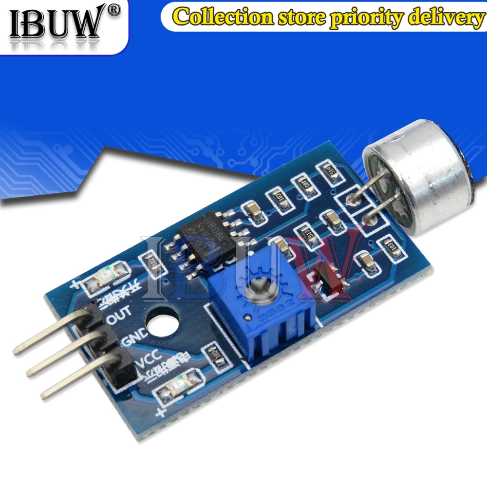 3Pin Voice Sound Detection Sensor Module Intelligent Smart Robot ...