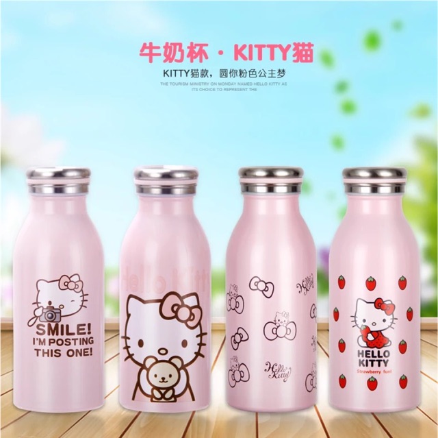 Hello Kitty / Doraemon Thermos Bottle Shopee Malaysia