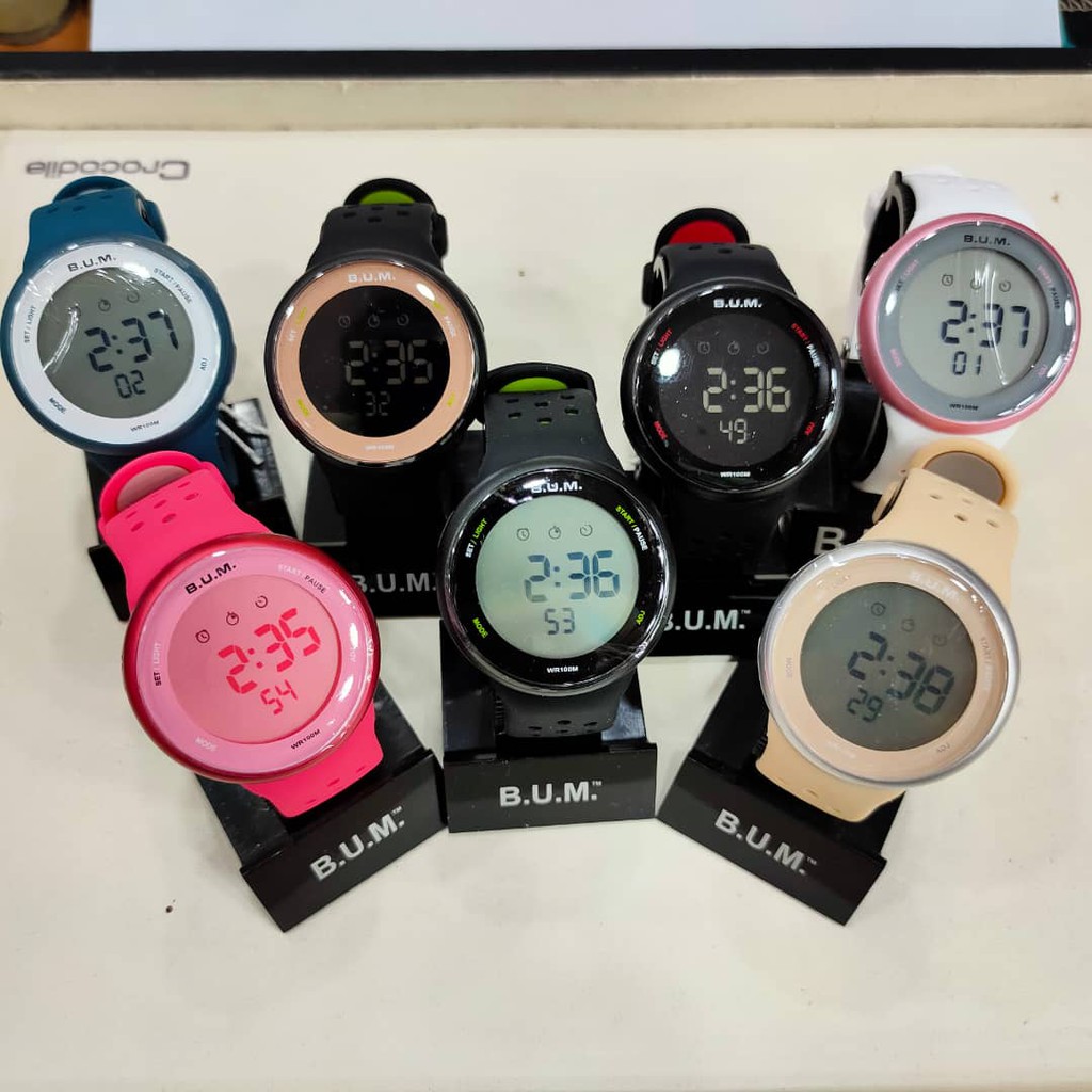 BUM EQUIPMENT DIGITAL SPORT WATCH BUBM 0220 Shopee Malaysia