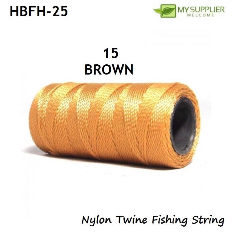 No.15 Multifuntional Nylon Twine Fishing String (Brown)/Benang Kait Ikan  Netting