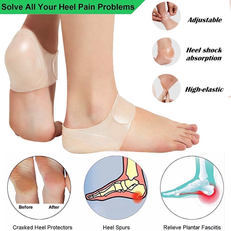 1 Pair Silicone Gel Protector for High Heels Protective Sleeve Insoles ...