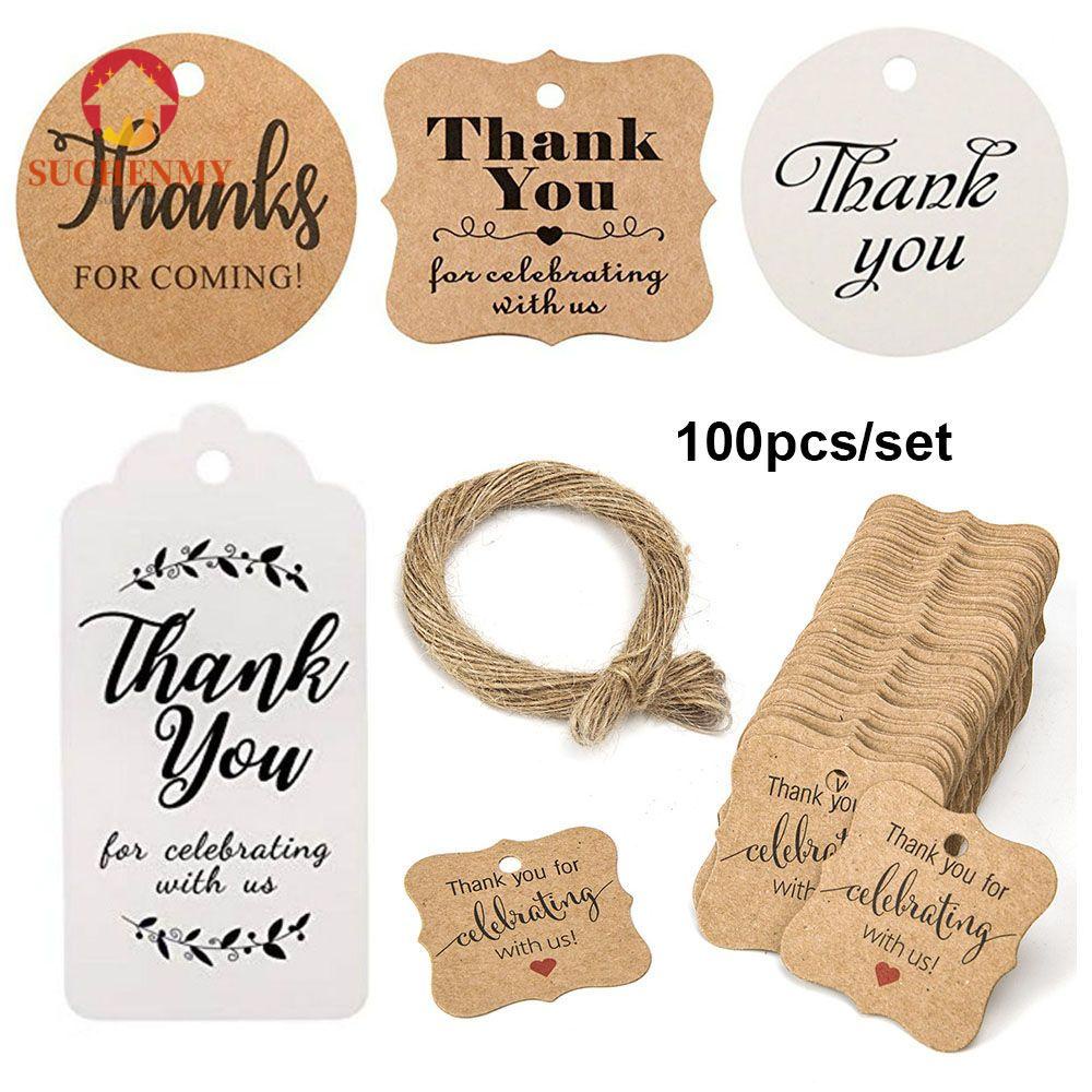 50PCS Thank You Tags For Supporting My Small Business Thank You For  Celebrating With Us Hang