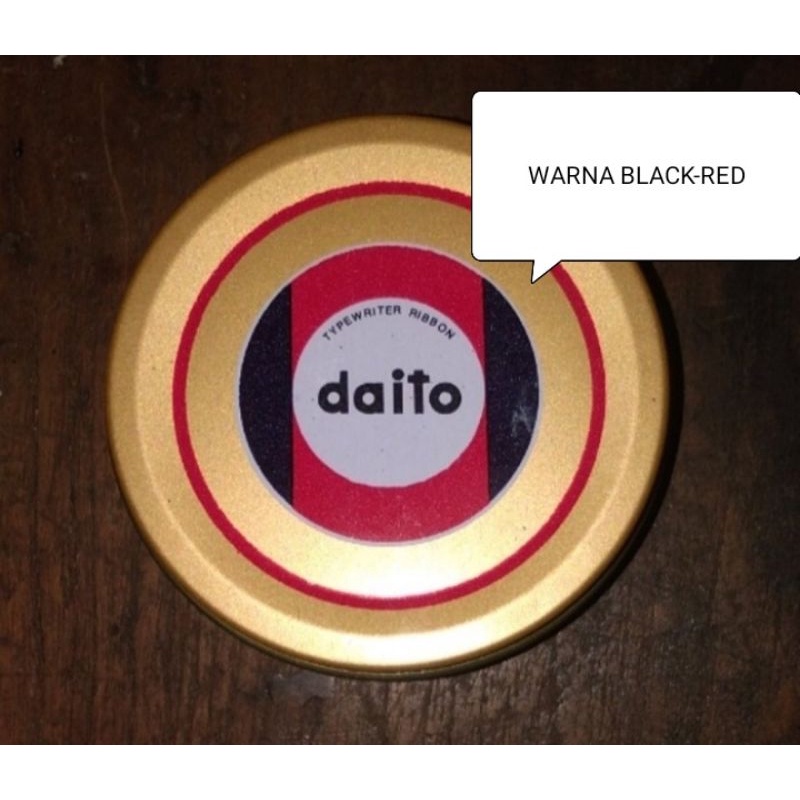 Daito ORIGINAL Brand BLACK-RED (COTTON) TIK Ribbon | Shopee Malaysia