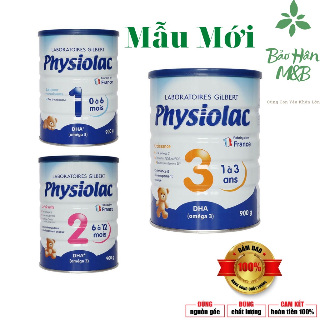 (Genuine) Physiolac Milk Powder No. 1, 2, 3 Cans 400g And 900g Date ...