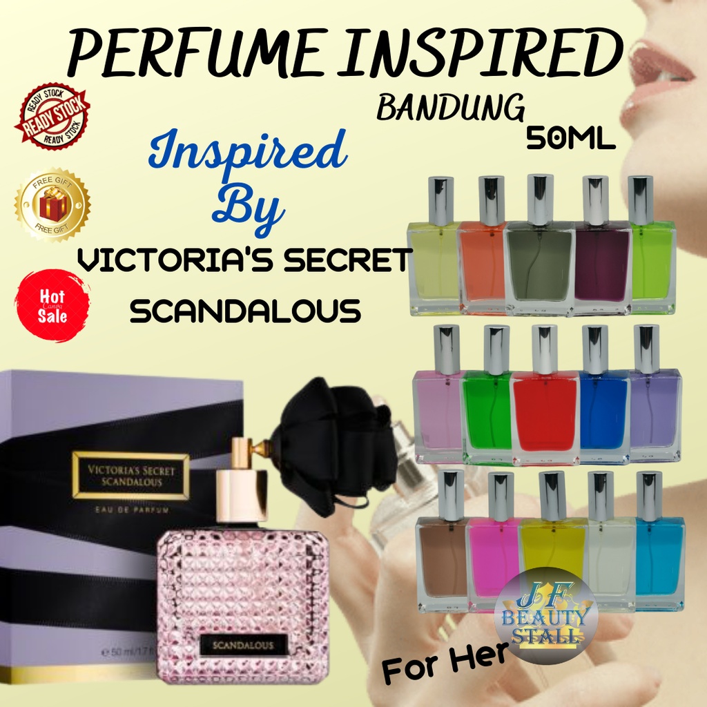 50ML VICTORIA SECRET SCANDALOUS PERFUME INSPIRED BANDUNG FOR HER