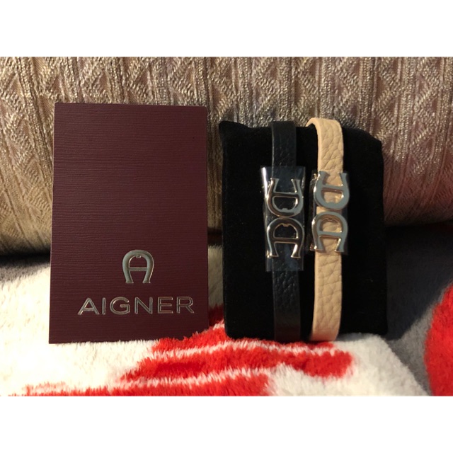 Aigner on sale bracelet leather