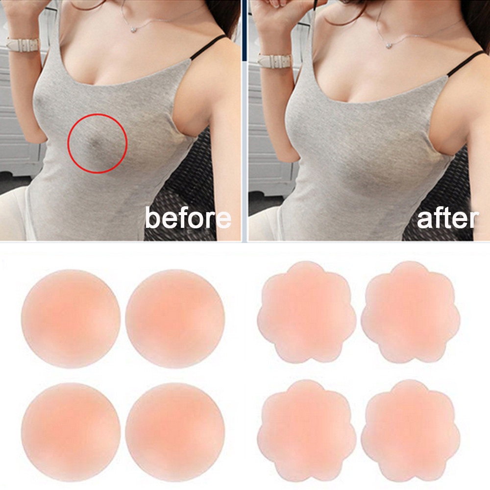 Womens Reusable Invisible Nippleless Adhesive Silicone Nipple