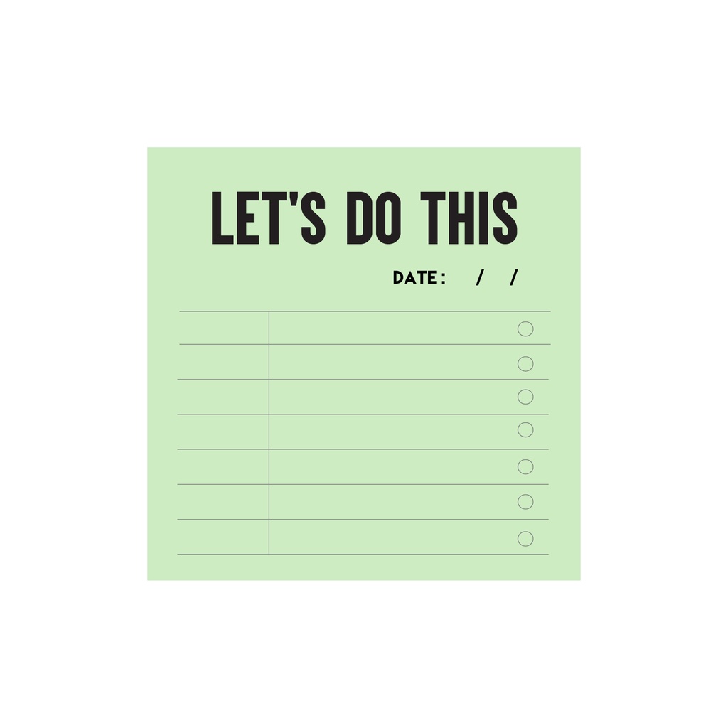 80pcs 80gsm To Do List Memo Pad / Reminder / Note Pad Shopee Malaysia