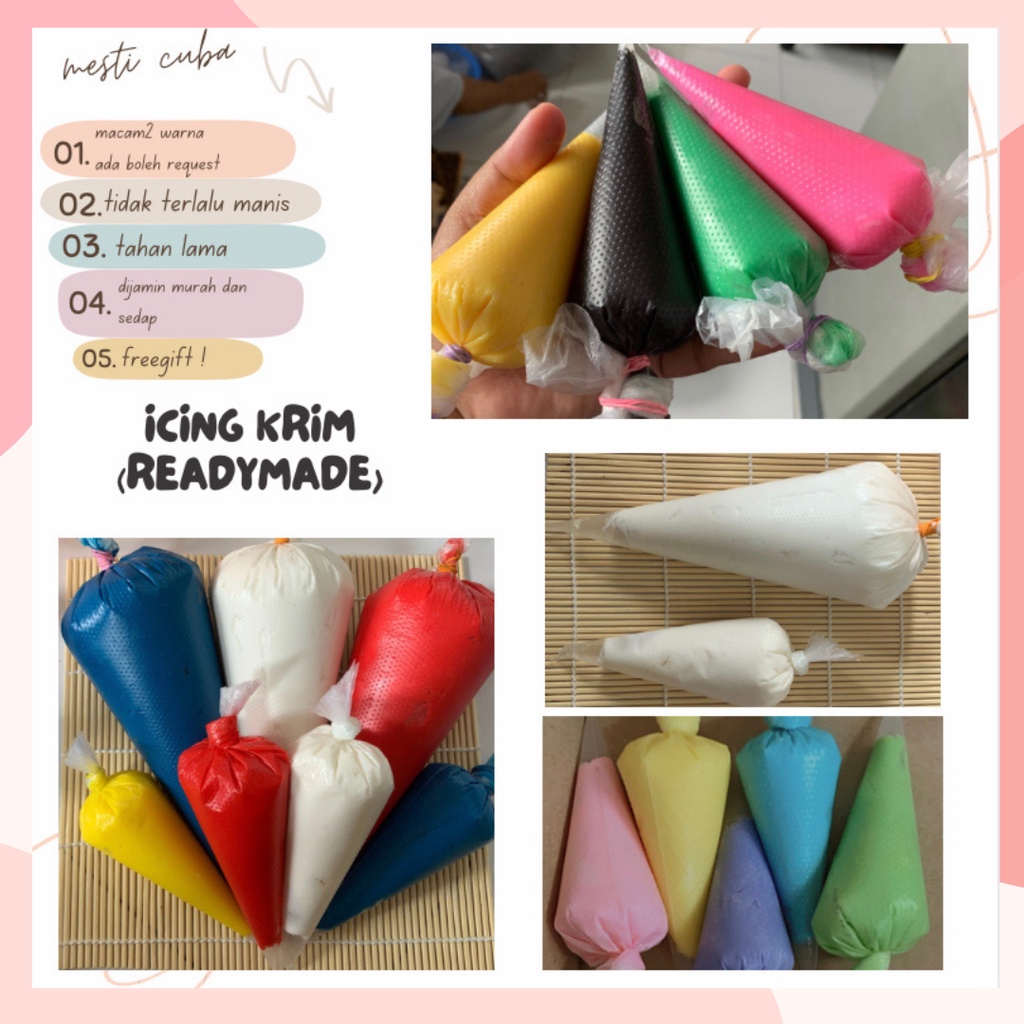ICING KRIM | ROYAL ICING | ICING KRIM UNTUK KEK | ICING UNTUK ...