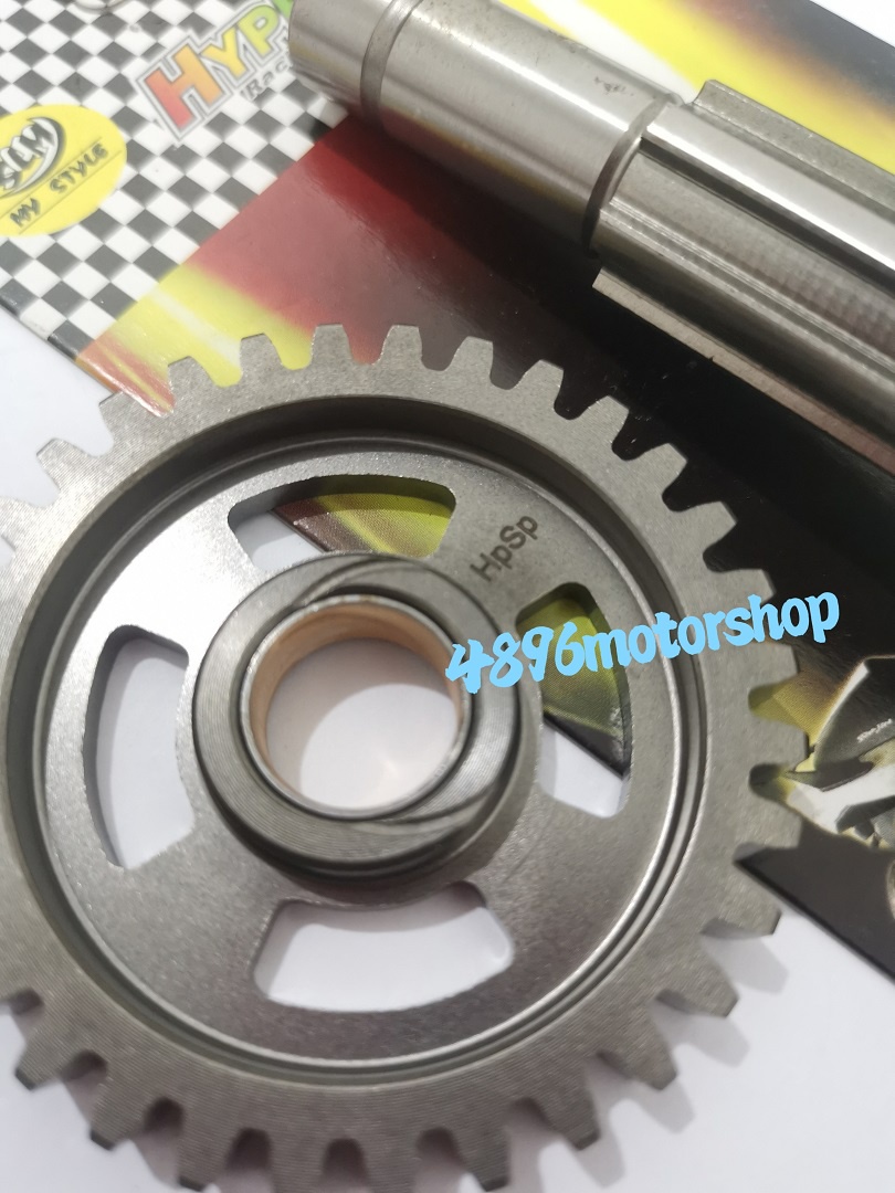 [ HPSP ] GEAR SHAFT HYPERSPEED YAMAHA RXZ Y125Z Y125ZR RACING GEAR SET ...