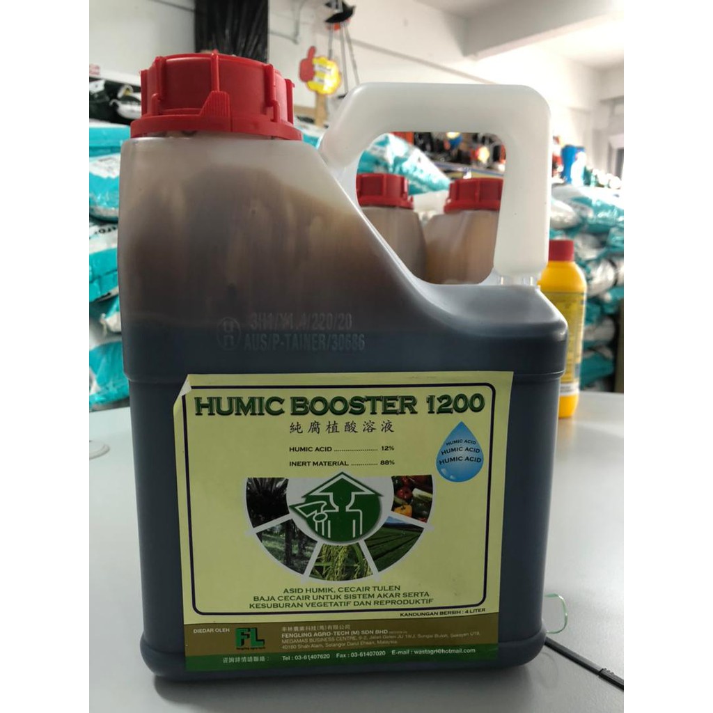 HUMIC BOOSTER /PLANT BOOSTER/1200 - 4L | Shopee Malaysia