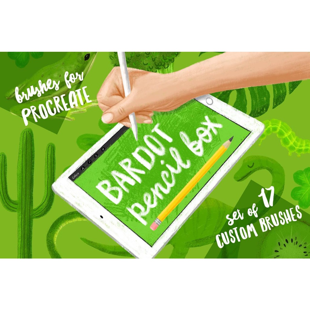 [P241] Bardot Pencil Box Procreate Brushes | Procreate Brushes ...