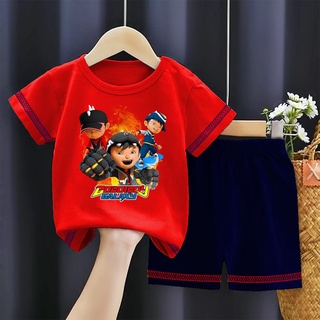 T-shirt with a motif - Black/Lightning - Kids