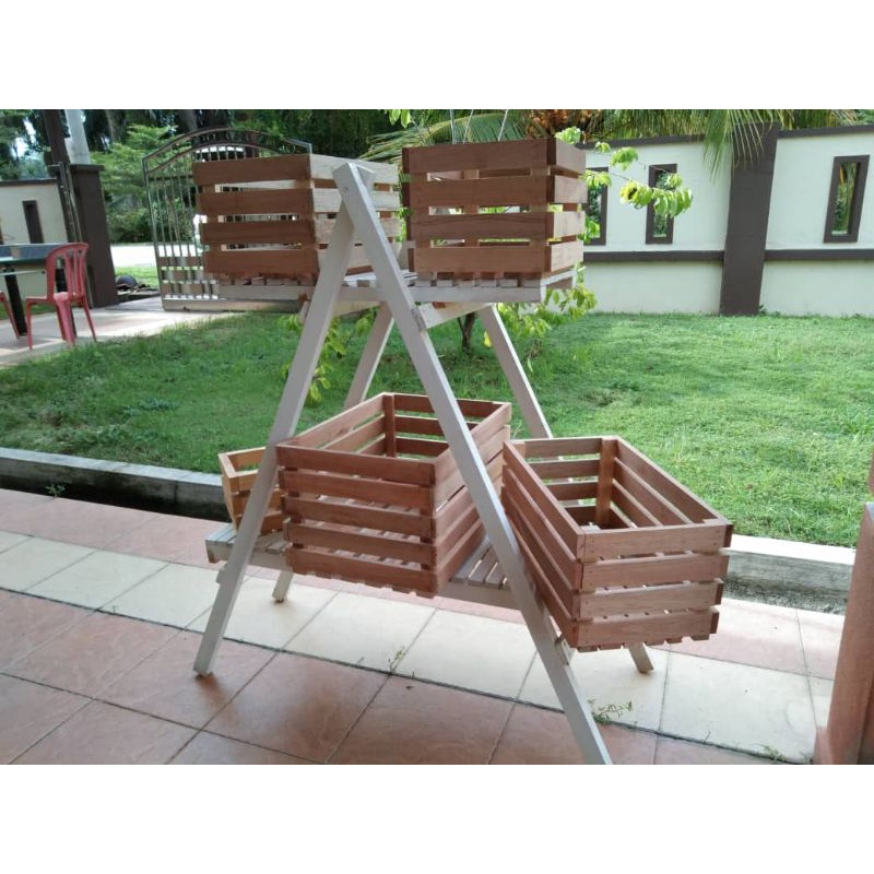 CRATE BOX/KOTAK KAYU MERANTI | Shopee Malaysia