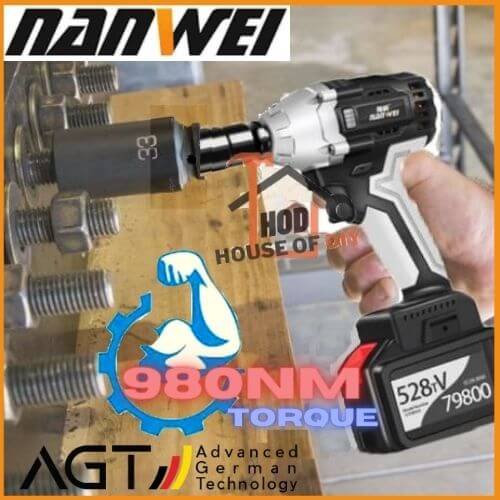 Powerhouse in Your Pocket NanWei Cordless Impact Wrench