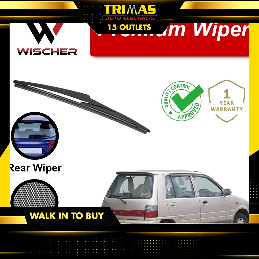 (Rear) Perodua Kancil 1994 Original Wischer NanoBOND Rear Back Wiper Blade Belakang Shopee