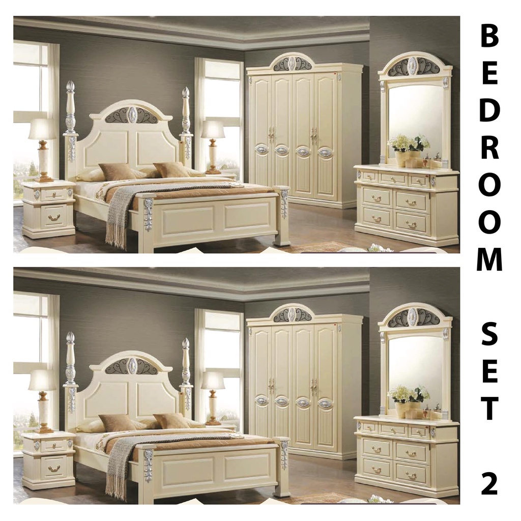 MODERN BEDROOM SET /WARDROBE / BEDFRAME/ DRESSING TABLE/ SIDE TABLE