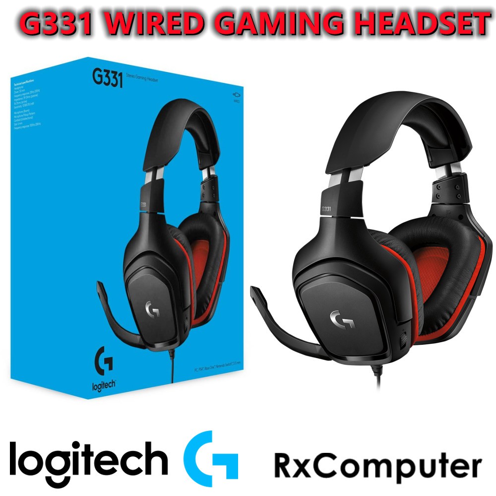 LOGITECH G331 WIRED GAMING HEADSET | Shopee Malaysia