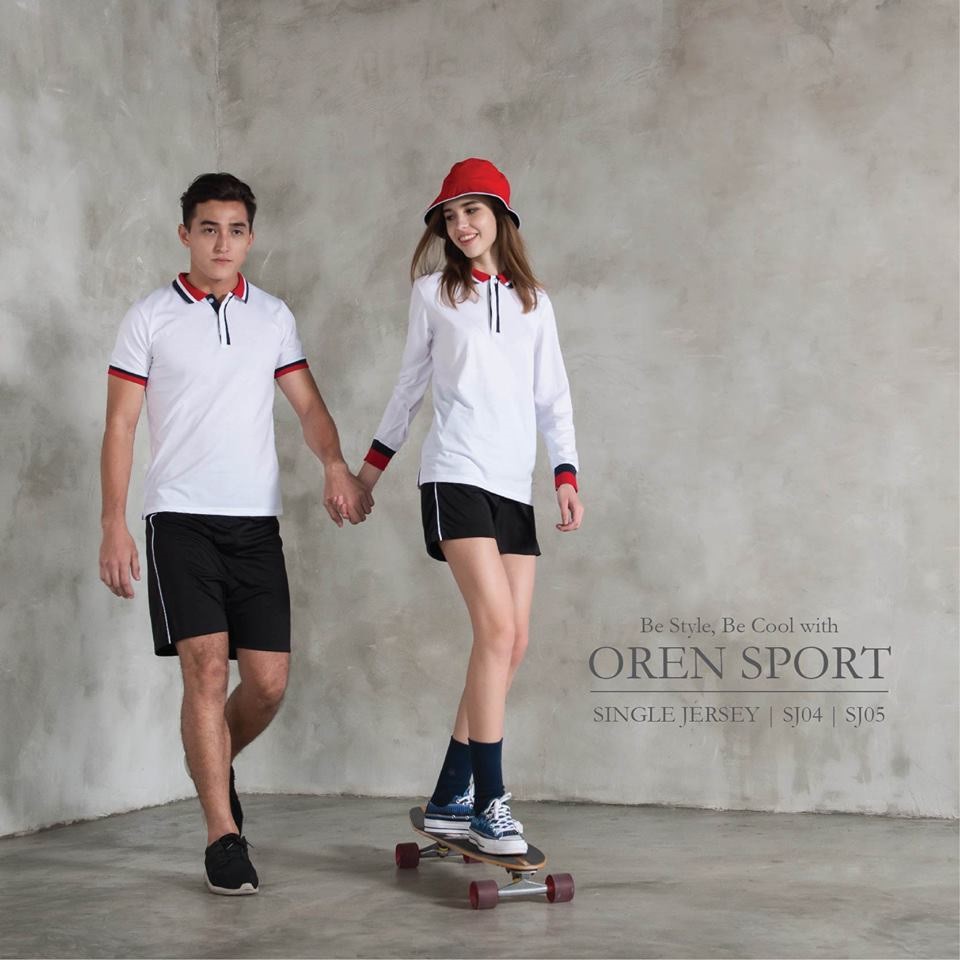 Oren Sport - SJ05 Unisex Long Sleeve Collar Tshirt