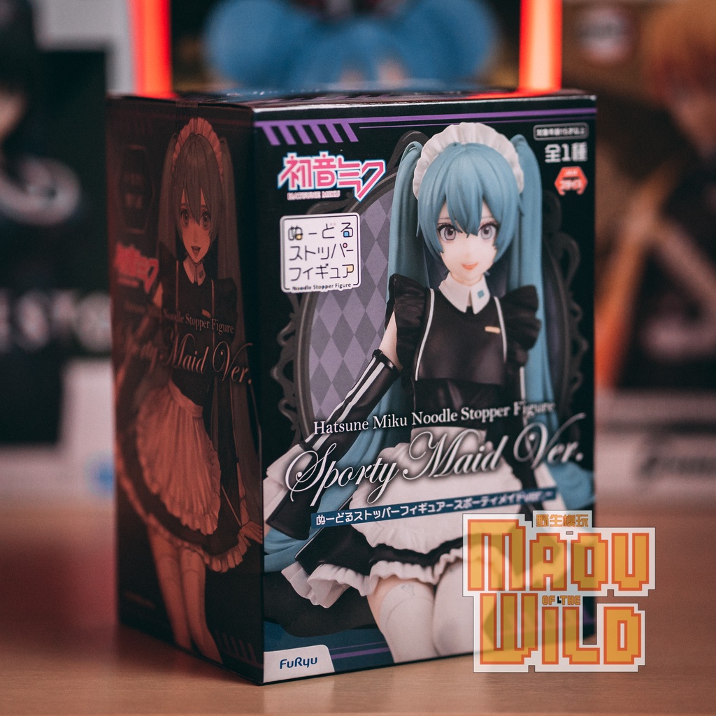 Vocaloid Hatsune Miku Sporty Maid Ver Noodle Stopper Figure By Furyu Japan Ver Shopee 1981