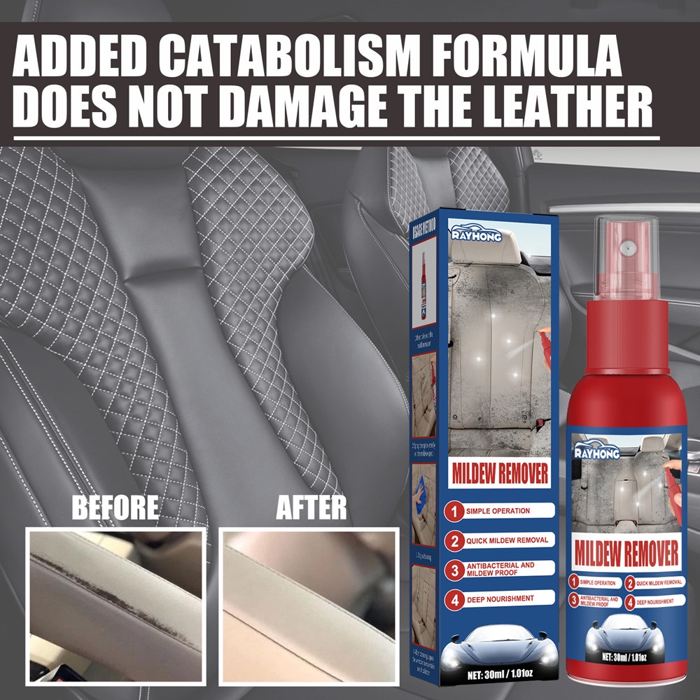 Car Mildew Remover MultiFunctional Cleaner Fabric Leather Seat Remove